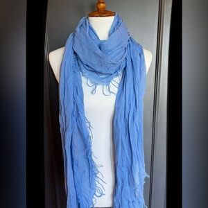 New Auth Chan Luu Cashmere and Silk Scarf Color: Provence Blue